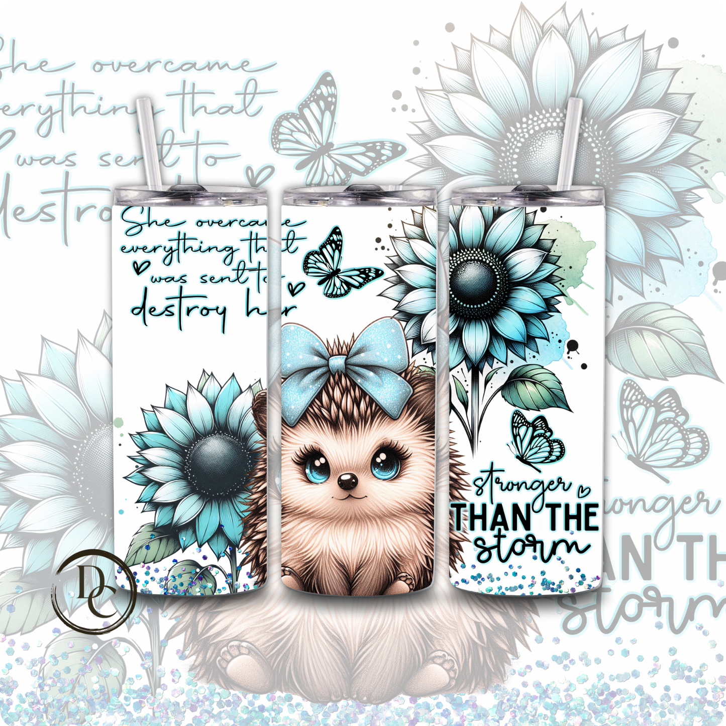 Owl Affirmation 20 oz Custom Sublimation Tumbler Stainless Steel 16