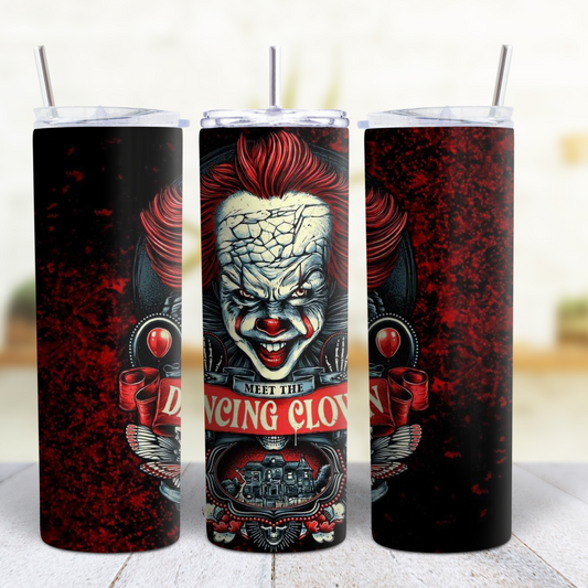 Horror Halloween 20 Oz Custom Sublimation Tumbler Stainless Steel 27