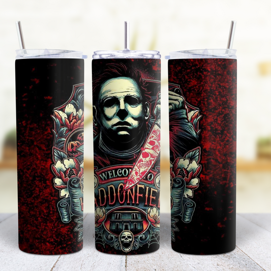 Horror Halloween 20 Oz Custom Sublimation Tumbler Stainless Steel 29
