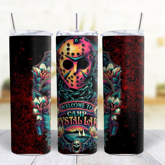 Horror Halloween 20 Oz Custom Sublimation Tumbler Stainless Steel 31