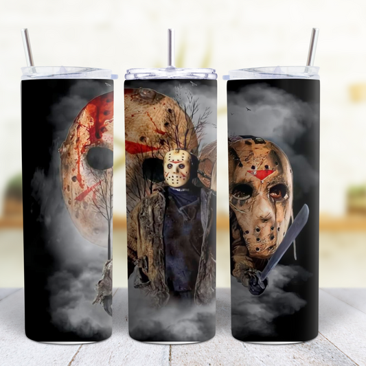 Horror Halloween 20 Oz Custom Sublimation Tumbler Stainless Steel 33