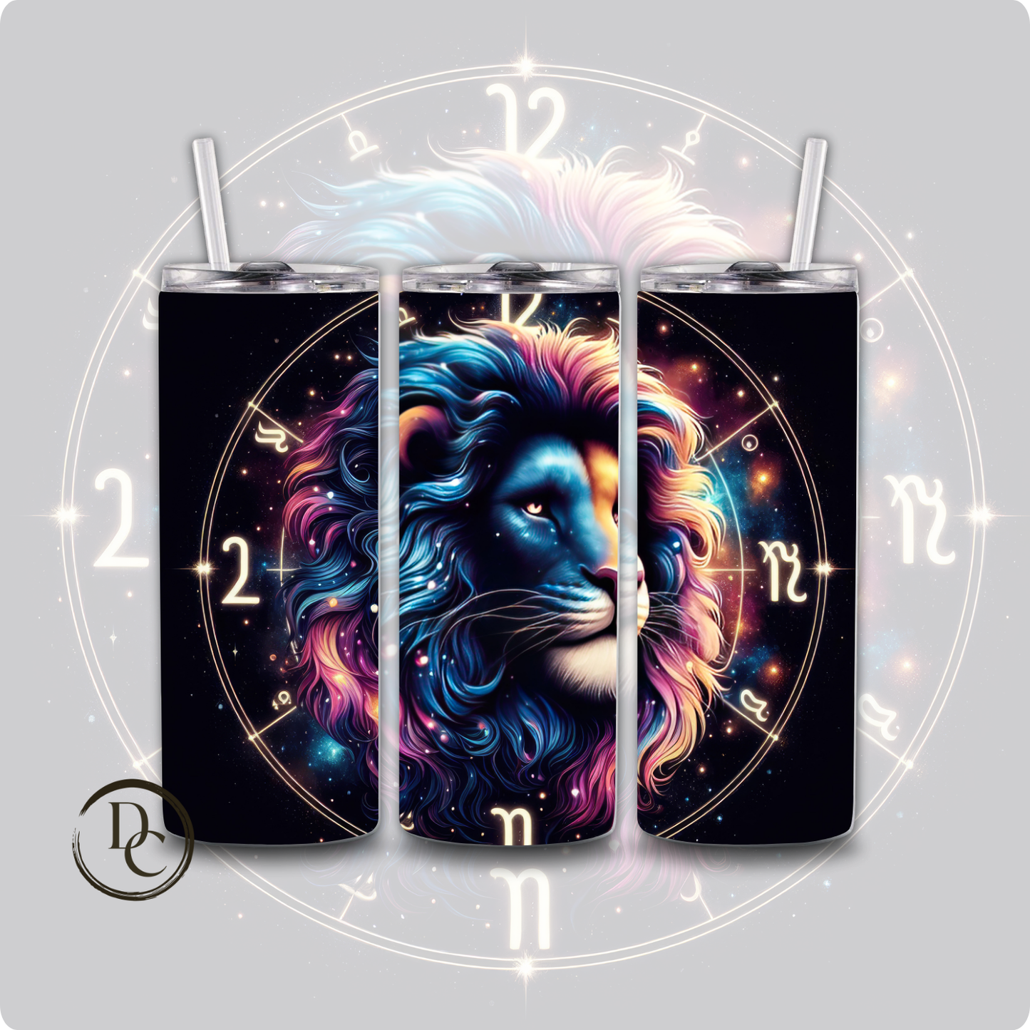 Gemini Zodiac 20 oz Custom Sublimation Tumbler Stainless Steel