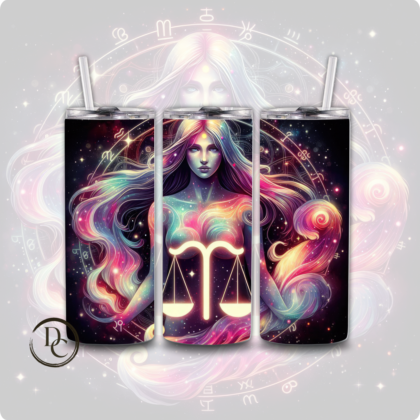 Gemini Zodiac 20 oz Custom Sublimation Tumbler Stainless Steel