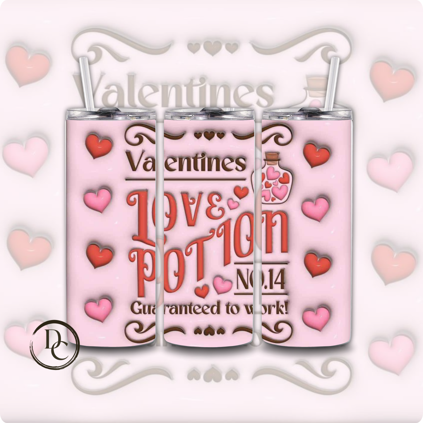 Love Postion Valentines 20oz Tumblers 5