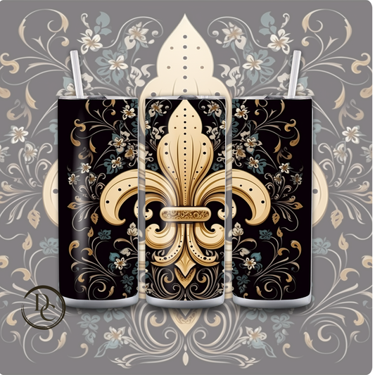 Mardi Gras 20 oz Custom Sublimation Tumbler Stainless Steel 21