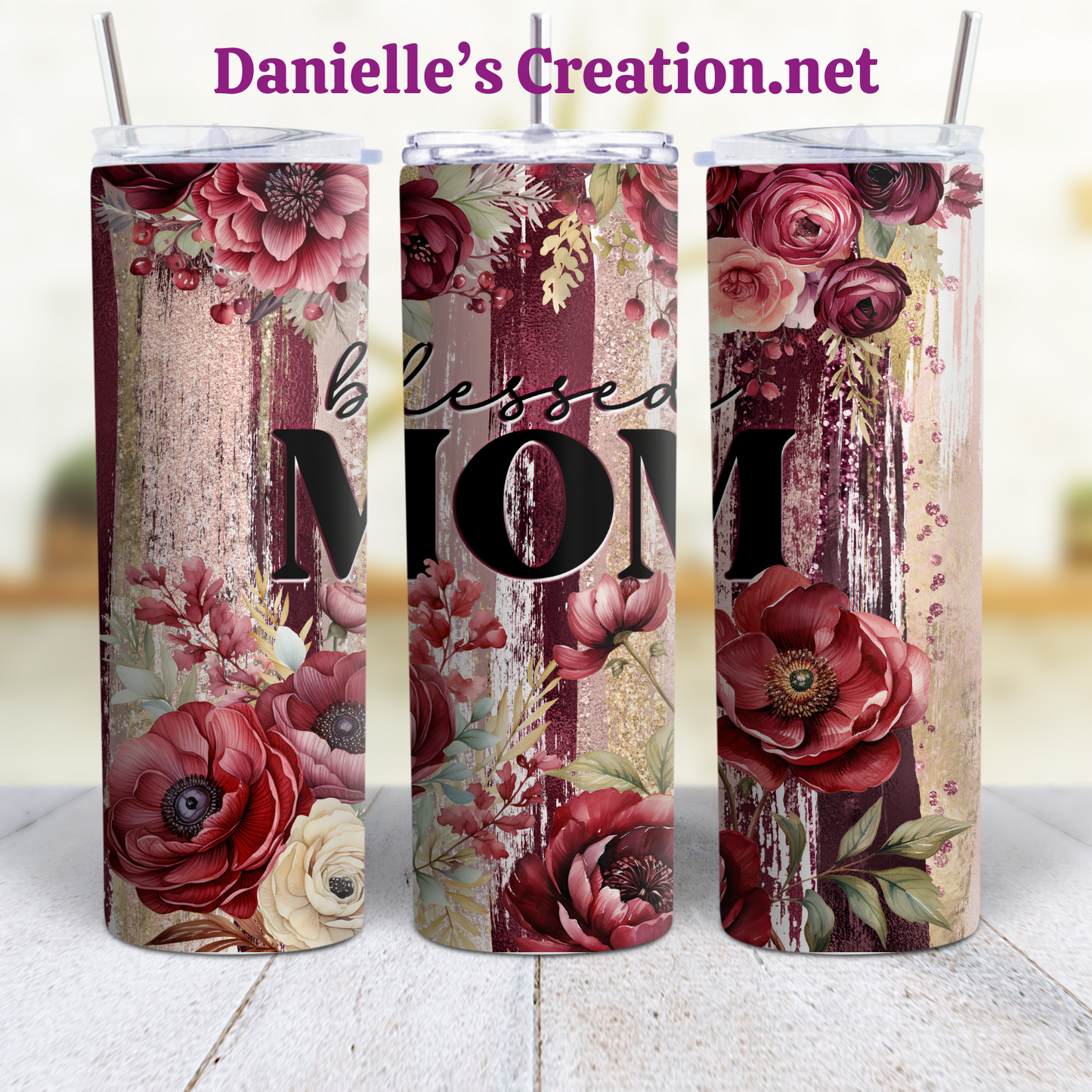 Mom Life, Mother, MAMA, Mommy, Mother's Day 20 oz Custom Sublimation Tumbler Stainless Steel