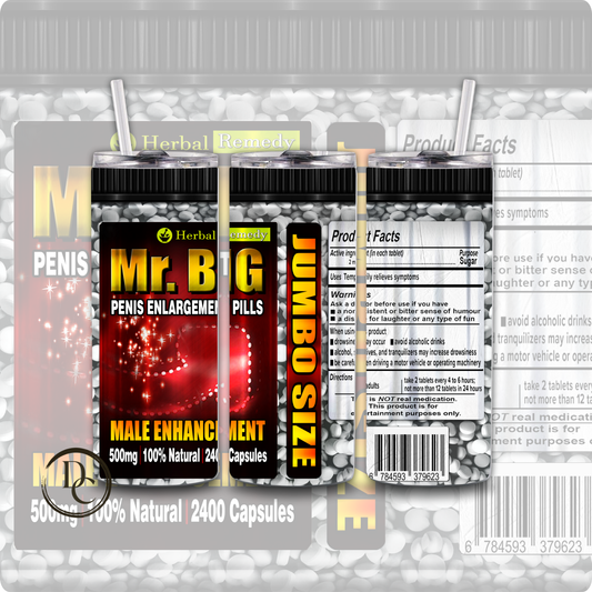 MR. BIG FUNNY JOKE Fake 20 oz Stainless Steel Custom Sublimation Tumbler 12