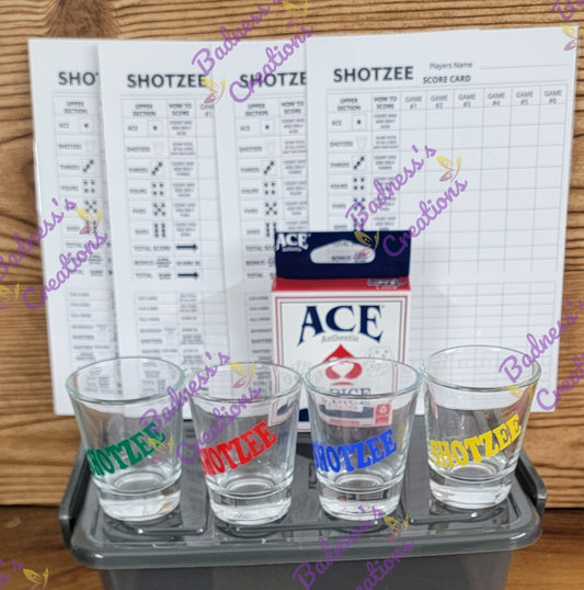 SHotZee/ Drinking Game set/ Dice Game/ Party Game/ Adult Drinking Game