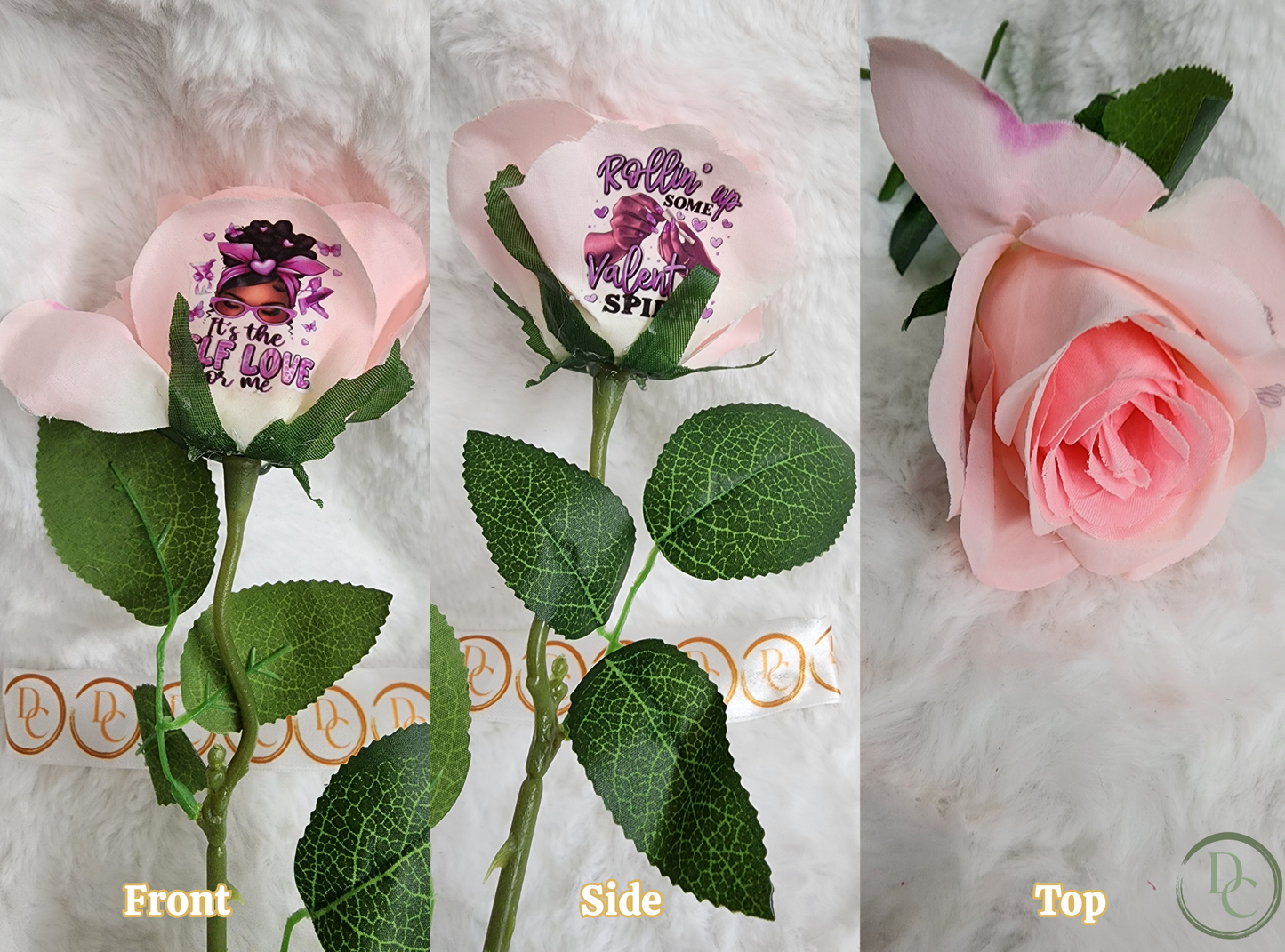 Pink Rose Heels, crown/ I love you Predesigns Custom Forever Flower Fun Custom Designs