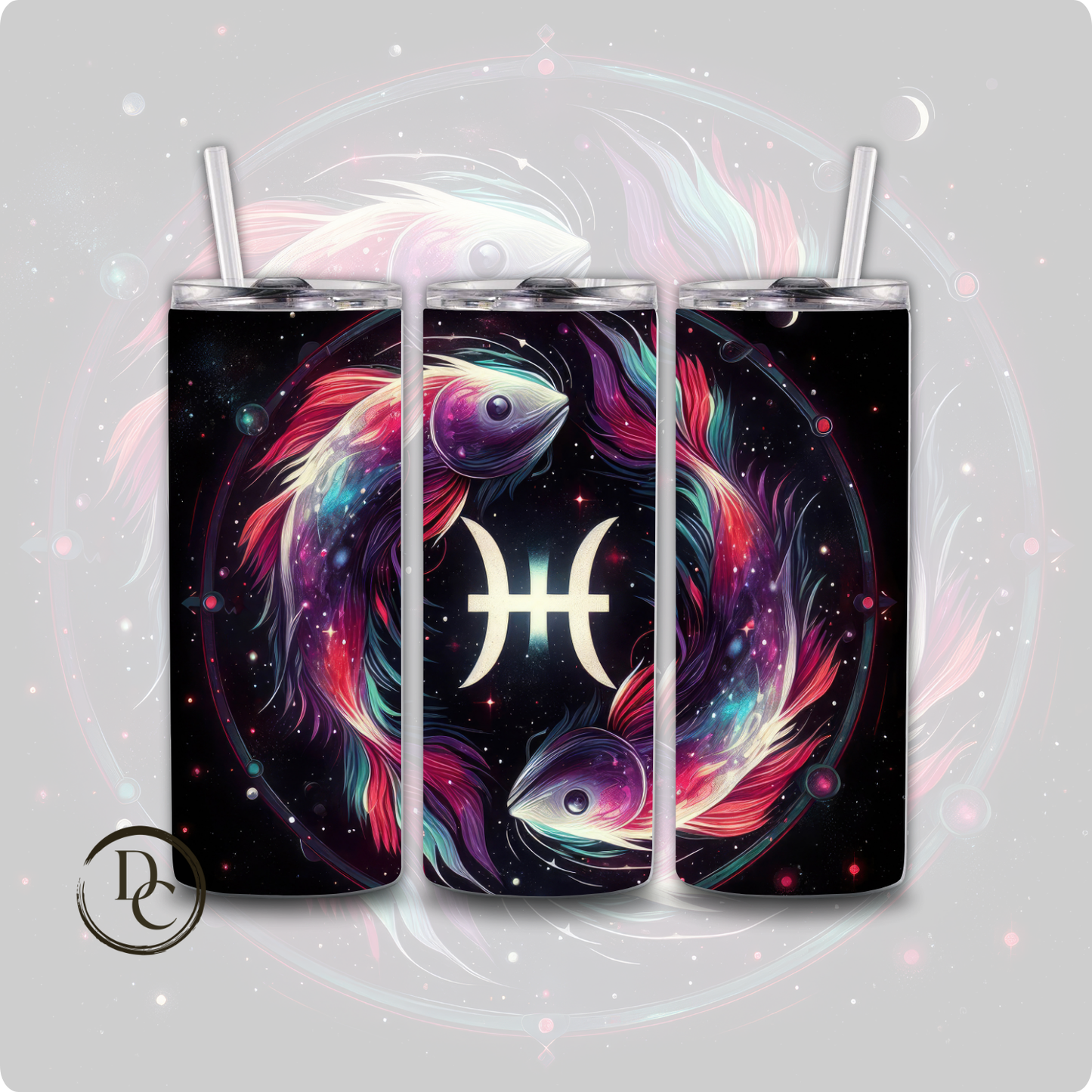 Gemini Zodiac 20 oz Custom Sublimation Tumbler Stainless Steel