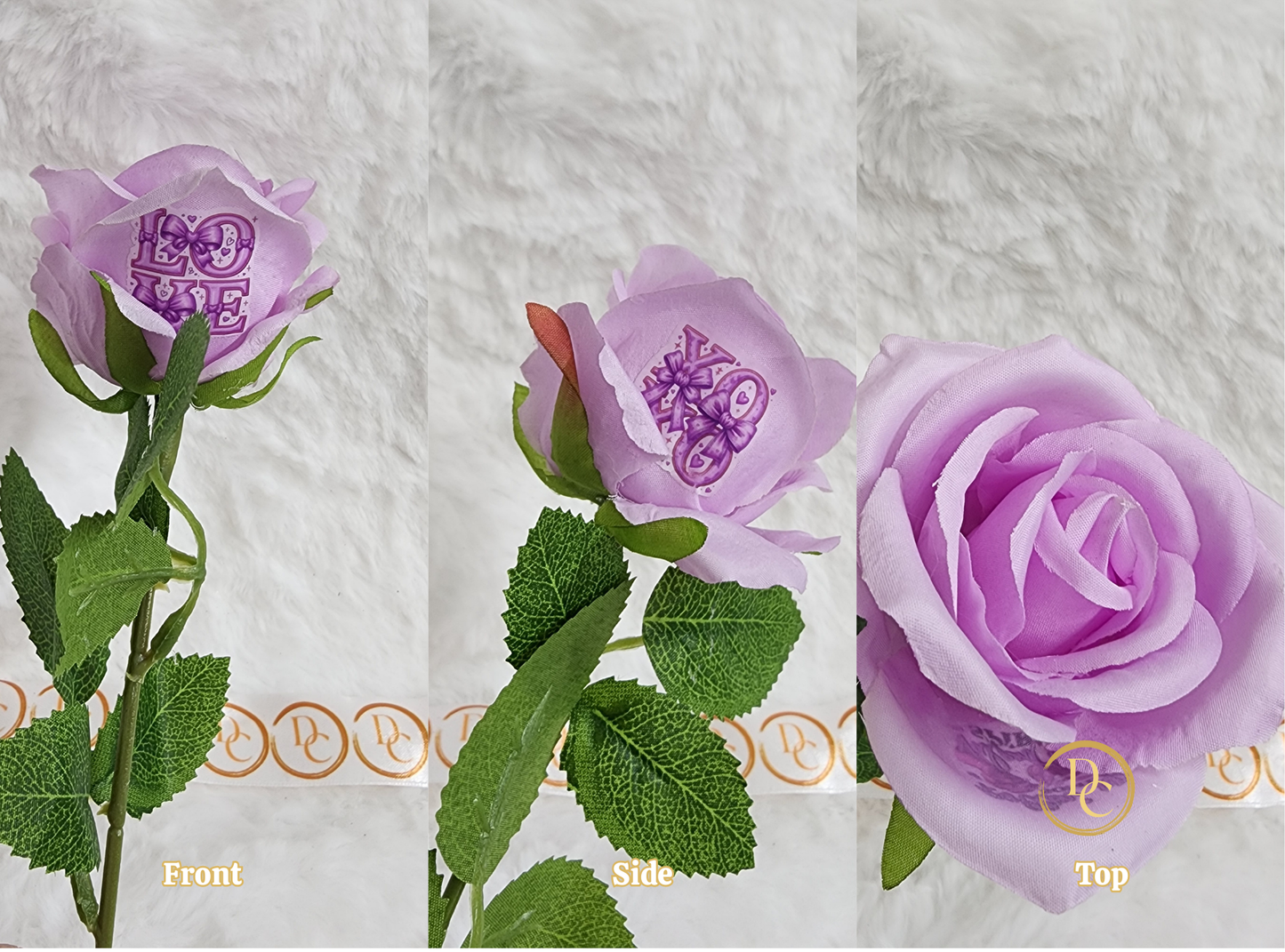 Purple Rose It's Self Love for Me/ Rollin the Spirit Predesigns Custom Forever Flower Fun Custom Designs