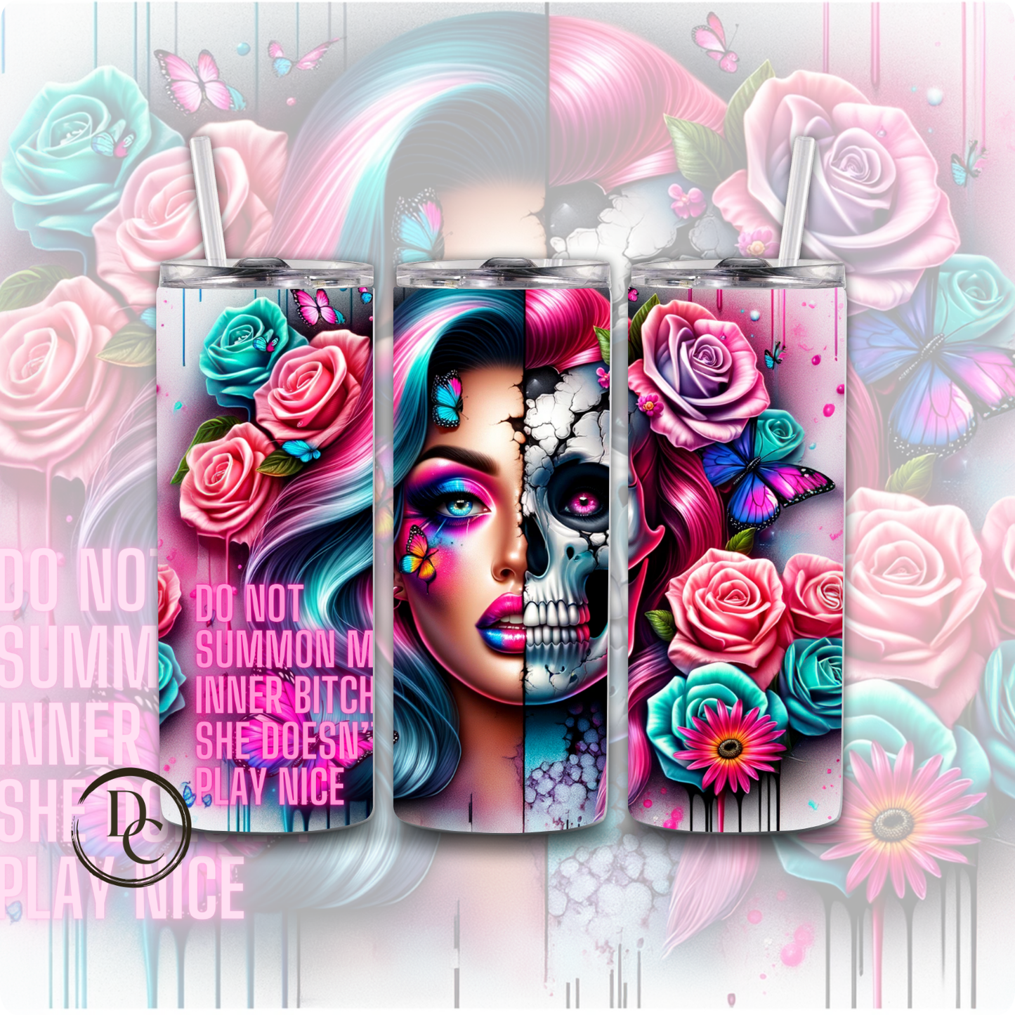 Sarcasm 20 oz Custom Sublimation Tumbler