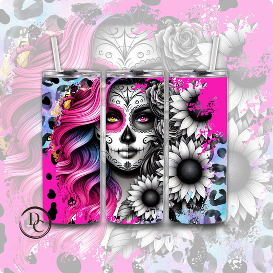 Sugar Skull Sarcasm Affirmation 20 oz Tumblers 15