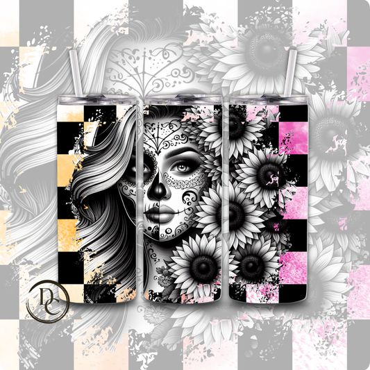 Sugar Skull Sarcasm Affirmation 20 oz Tumblers 16