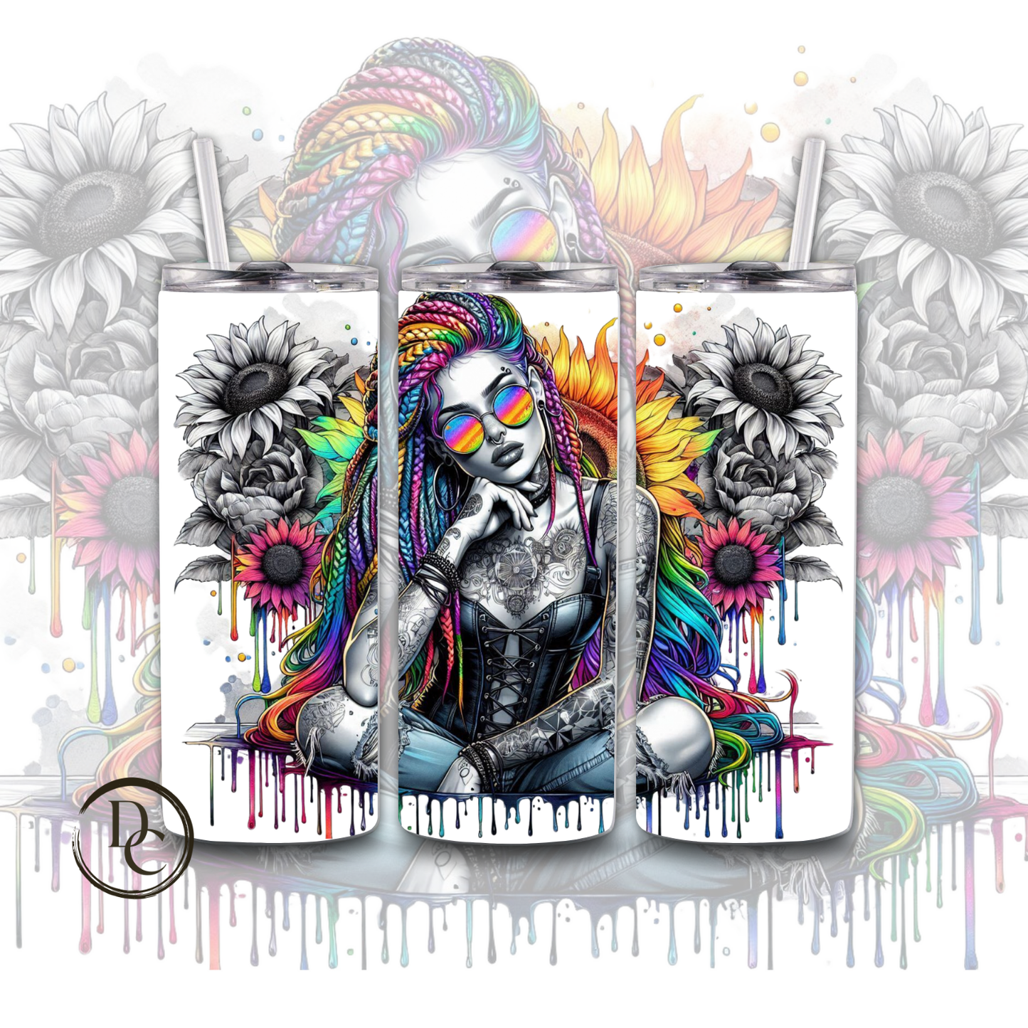 Fuck Average I'm A Queen Sarcasm Affirmation 20 oz Tumblers 26