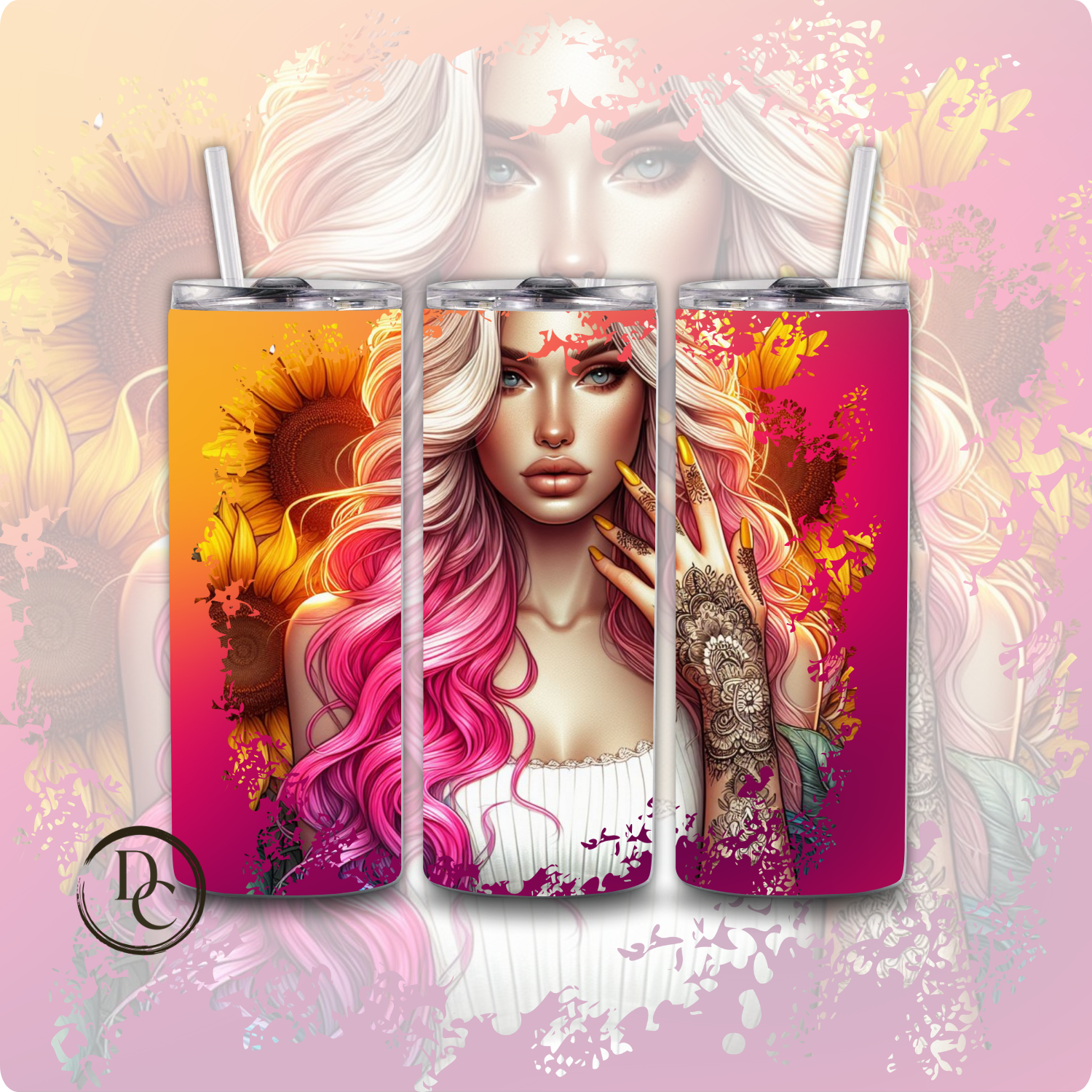 Wild Free Sarcasm Humor 20 oz custom sublimation tumbler 