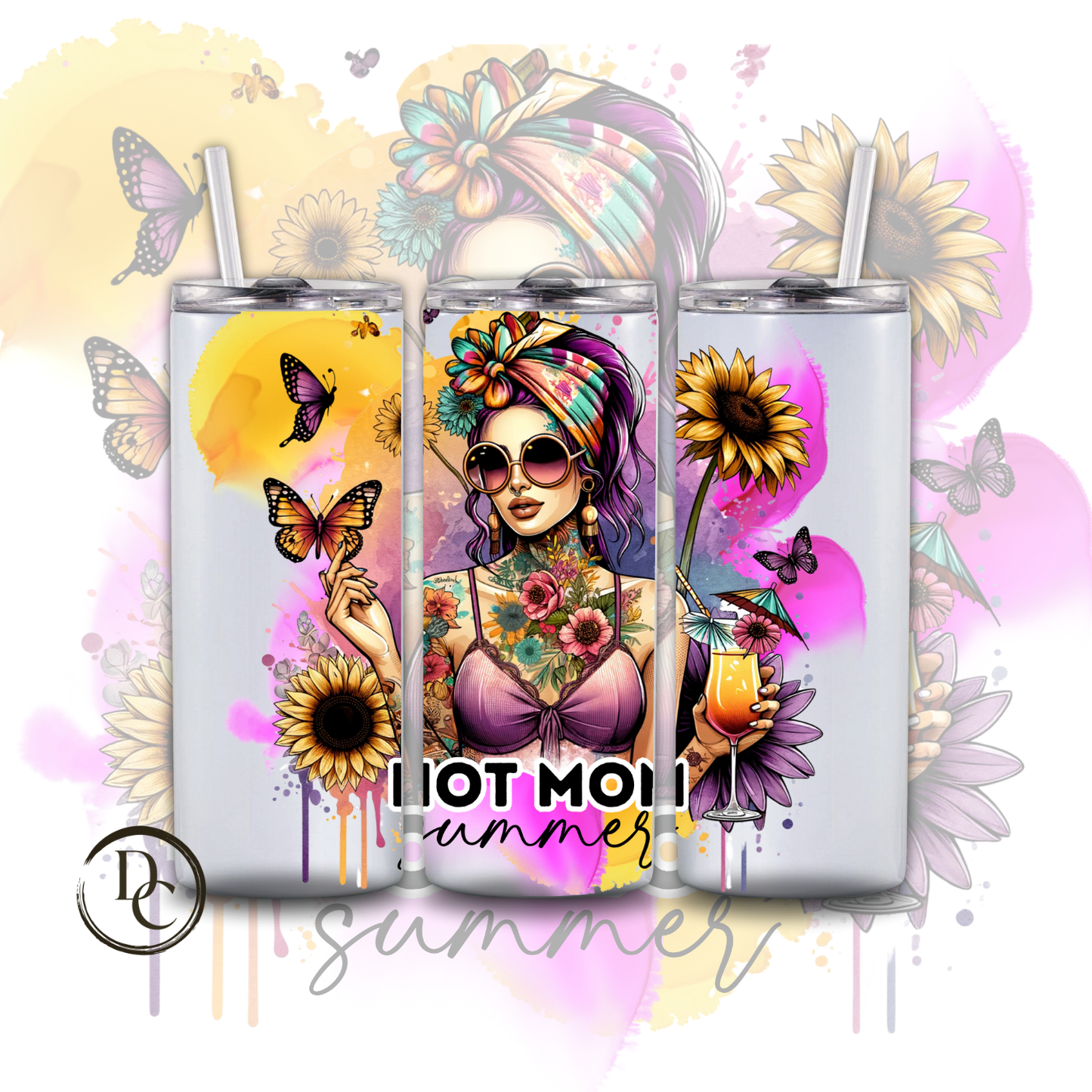 Fuck Average I'm A Queen Sarcasm Affirmation 20 oz Tumblers 26