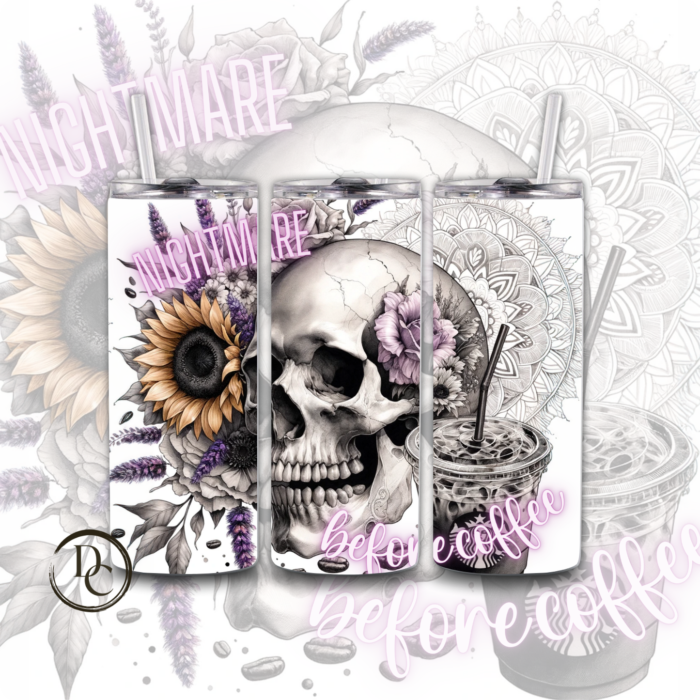 Fuck Average I'm A Queen Sarcasm Affirmation 20 oz Tumblers 26