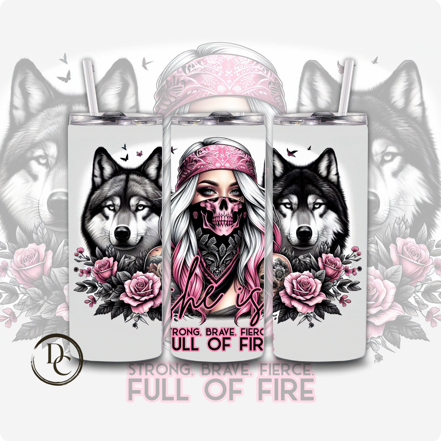 Fuck Average I'm A Queen Sarcasm Affirmation 20 oz Tumblers 26