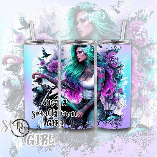 Just A Small Town Girl Sarcasm 20 oz Custom Sublimation Tumbler