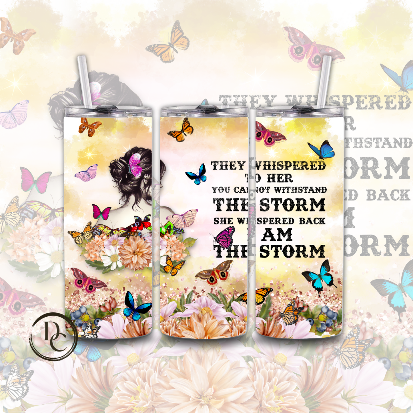 I Am The Sorm Sarcasm 20 oz Custom Sublimation Tumbler