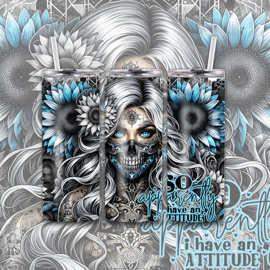 So Apparently, I Have an Attitude 20 oz Custom Sublimation Tumbler Stainless Steel7