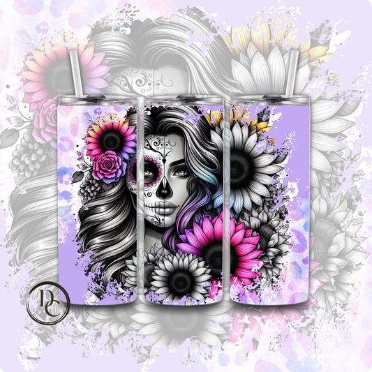 Sugar Skull Sarcasm Affirmation 20 oz Tumblers 8