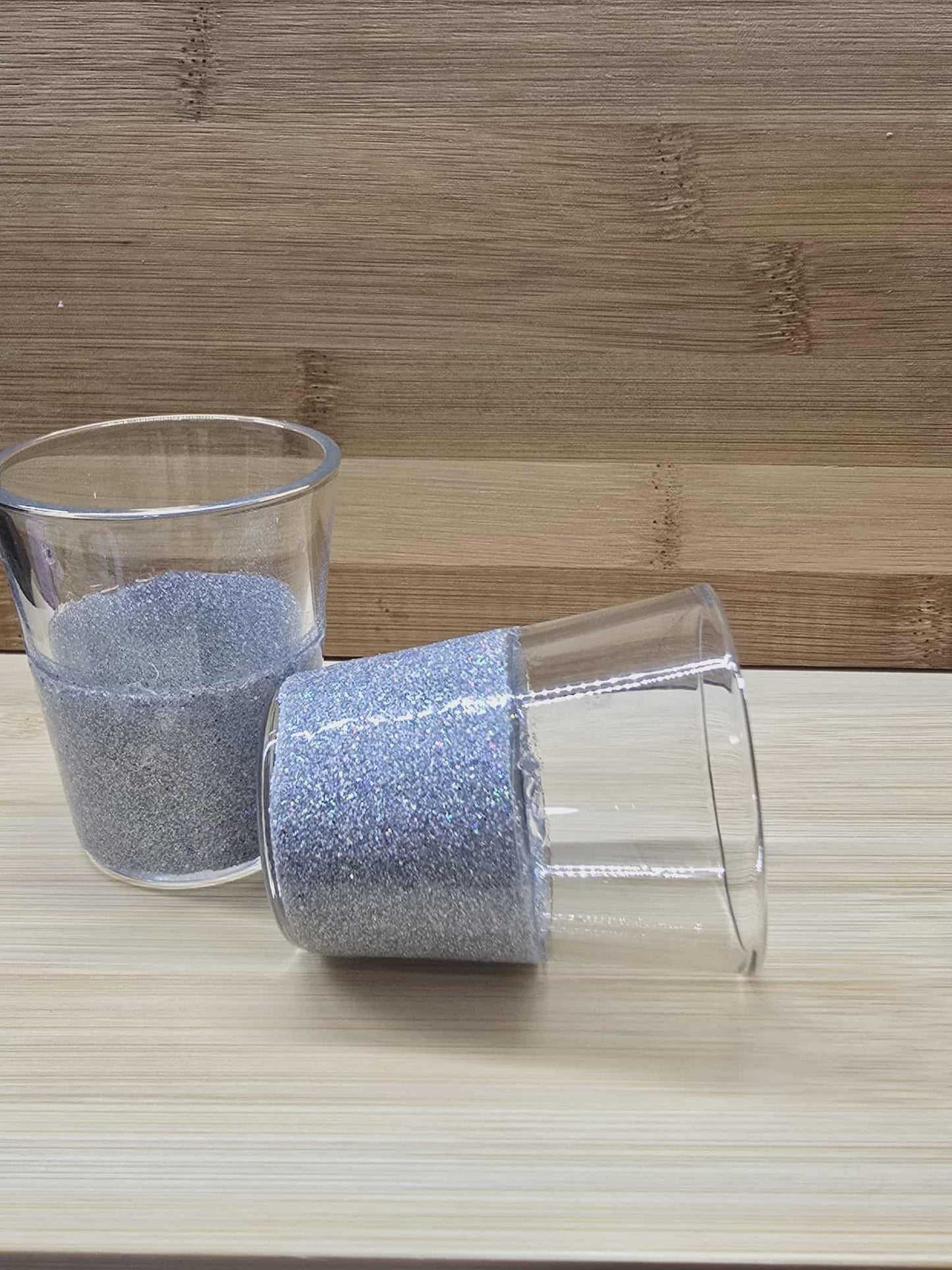 Green Glitter Shot Glass — Customizable with Optional Rhinestones