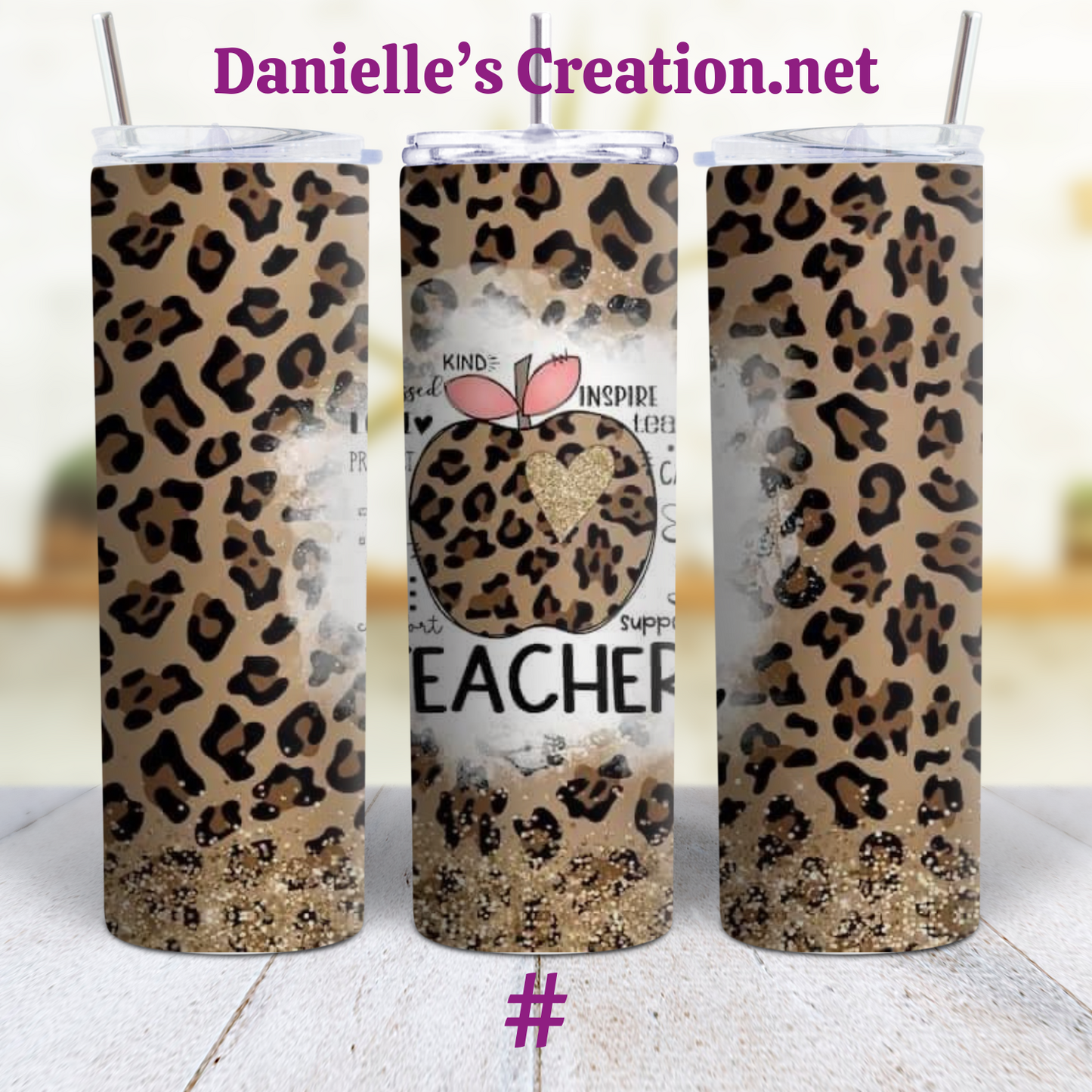 Teacher Life Teacher 20 oz Custom Sublimation Tumbler Stainless Steel 7