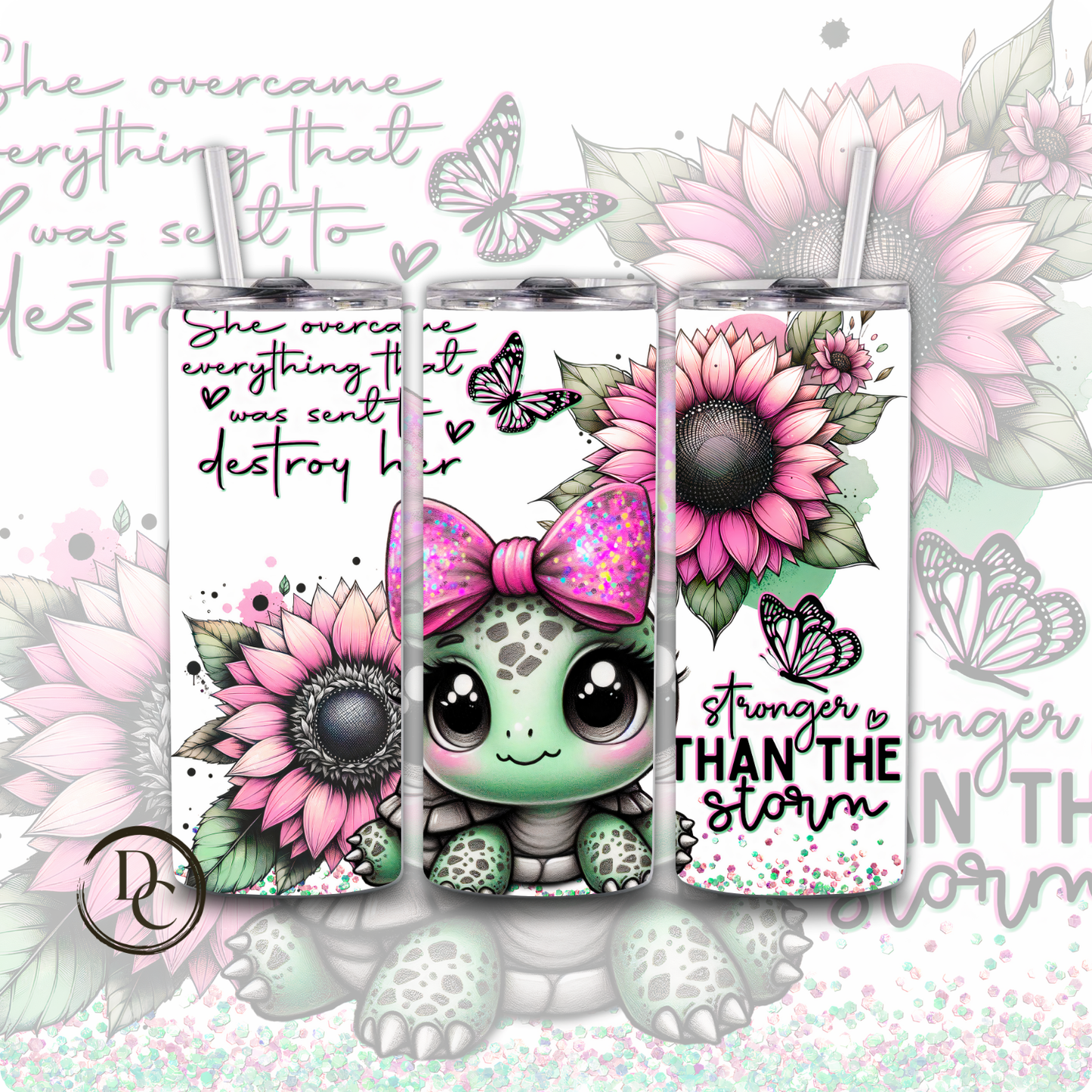 Owl Affirmation 20 oz Custom Sublimation Tumbler Stainless Steel 16