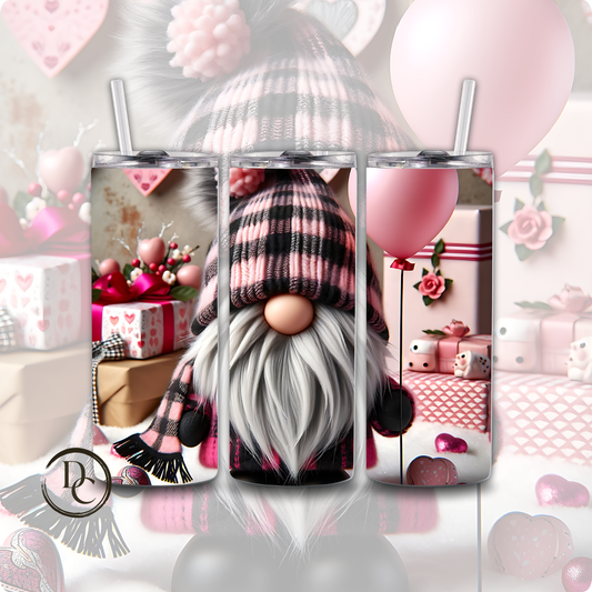 Gnomes Valentines 20 oz Custom Sublimation Tumbler Stainless Steel 5