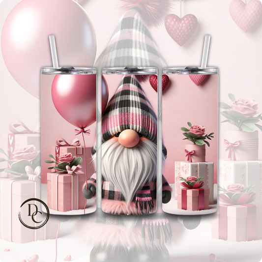 Gnomes Valentines 20 oz Custom Sublimation Tumbler Stainless Steel 7