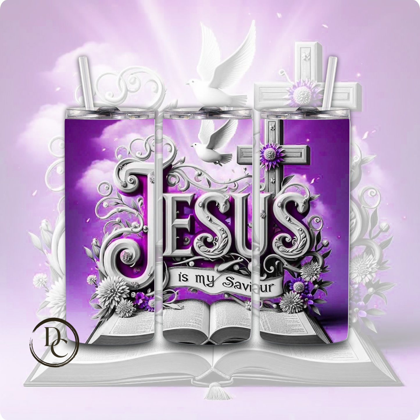Blessed 20 oz Custom Sublimation Tumbler Stainless Steel 37