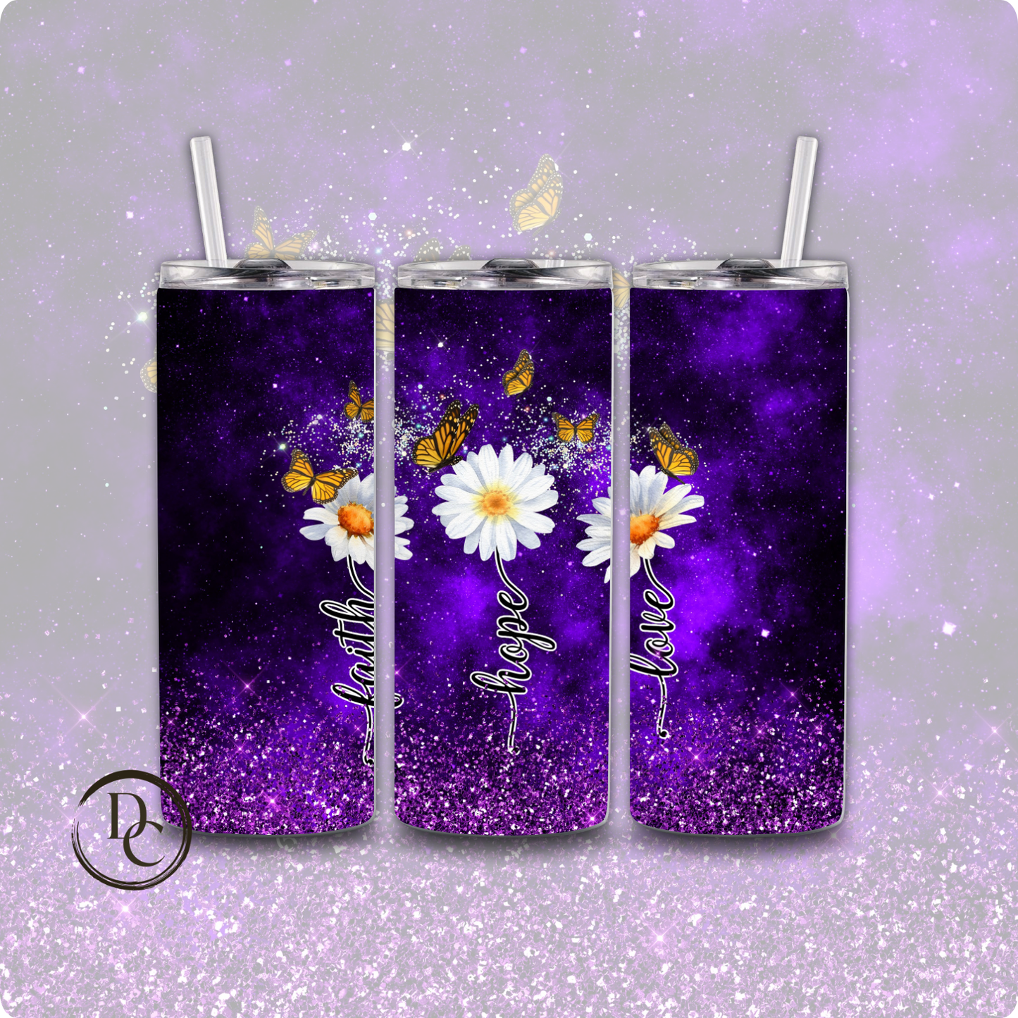 Blessed 20 oz Custom Sublimation Tumbler Stainless Steel 37