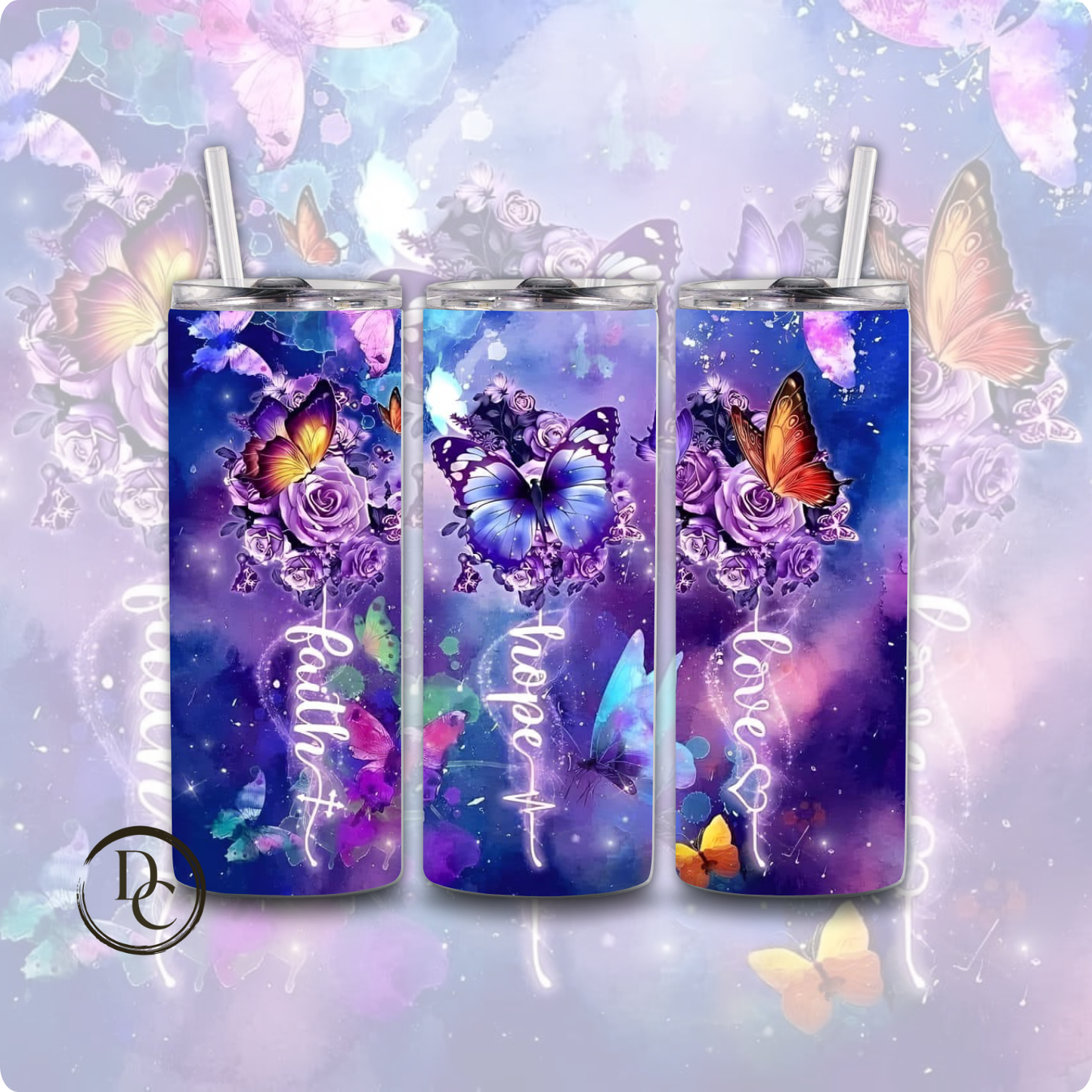 Blessed 20 oz Custom Sublimation Tumbler Stainless Steel 37