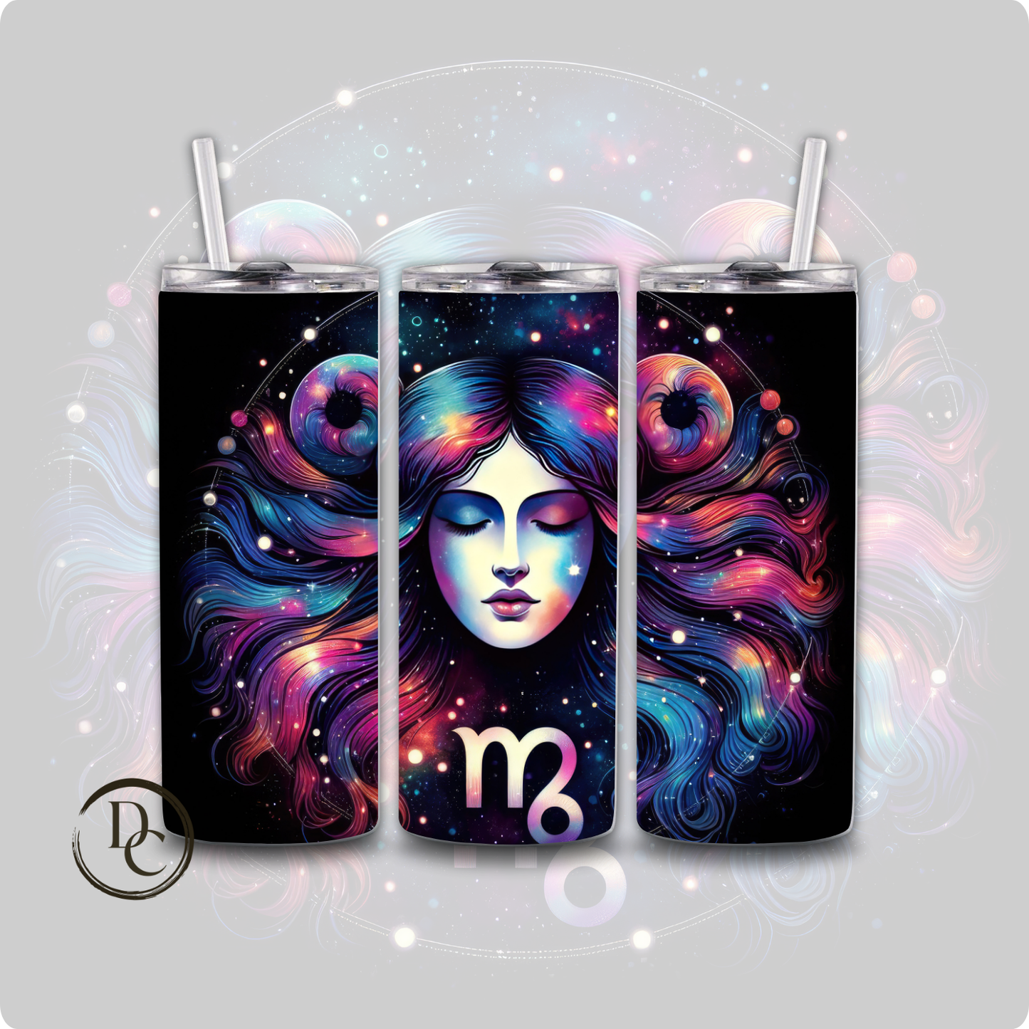 Gemini Zodiac 20 oz Custom Sublimation Tumbler Stainless Steel