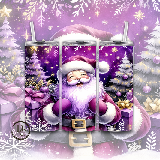 Christmas Santa 20 Oz  Custom Sublimation Tumbler Stainless Steel # 25