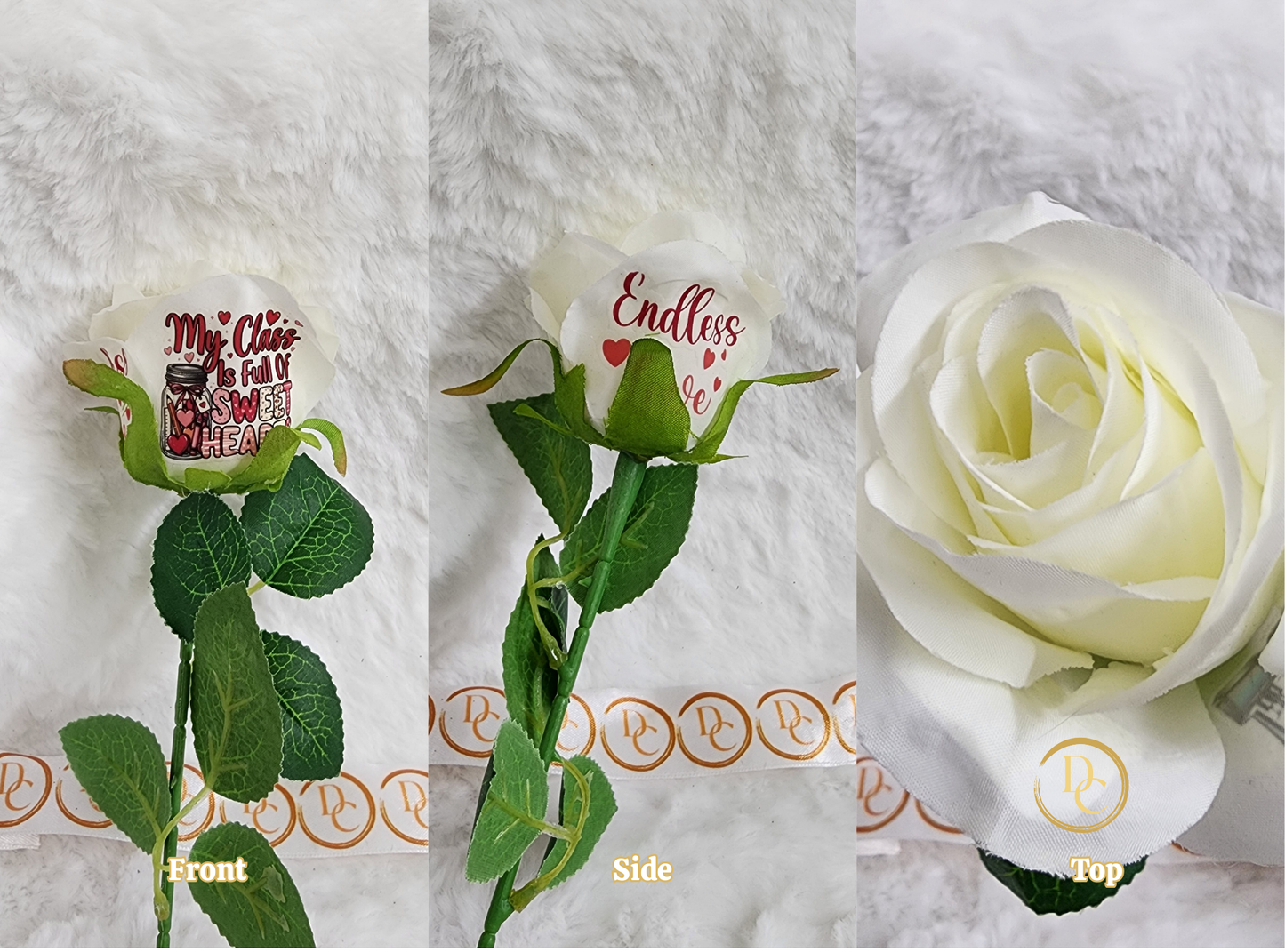 White Rose All I Need is my bible Lipstick And Heels Predesigns Custom Forever Flower Fun Custom Designs (Copy)