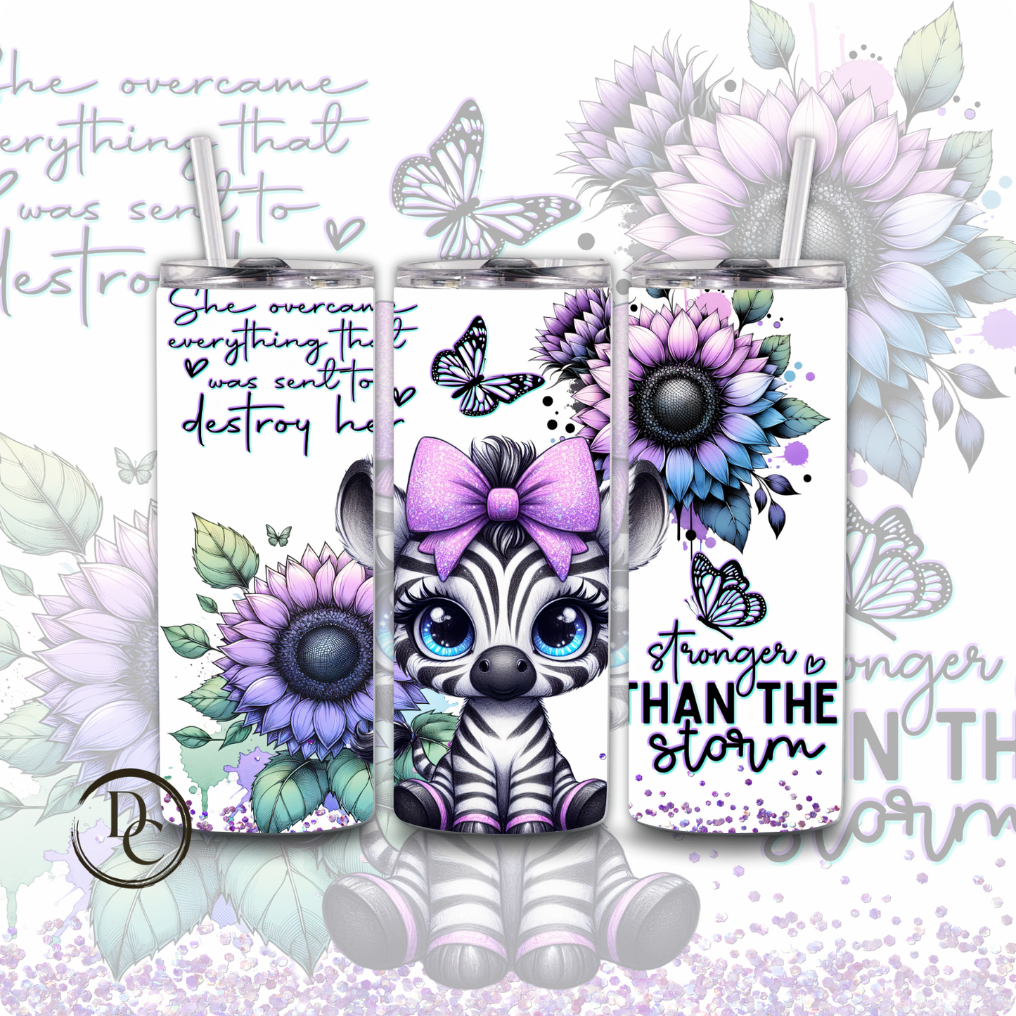 Owl Affirmation 20 oz Custom Sublimation Tumbler Stainless Steel 16