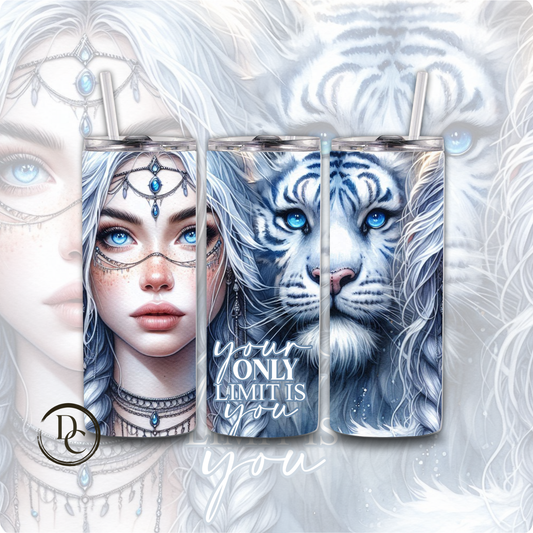 Your Only Limit Is YOU 20 oz Custom Sublimation Tumbler Stainless Steel #17